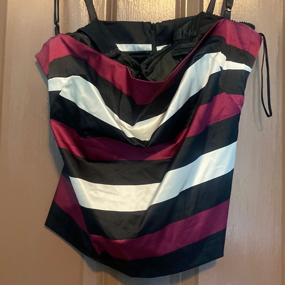 Genuine Dolce Gabbana tube top with built in peek-a-boo bra 44 - Picture 1 of 5